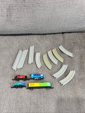 Micro Machines Mini Train set parts only incomplete